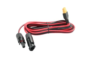 Waterproof Power Solar to XT60 Charge 3M Extension Cable 12AWG Solar Connector to XT60 Adapter Cable Premium Solar Panel