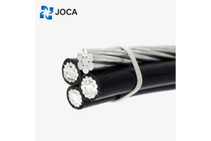 JOCA ABC Cable IEC Standard Aluminum XLPE Insulated PVC Jacket IP65 Rated 70mm2 Aerial Bundled Cable