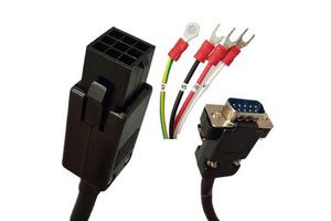 Delta electric AC servo motor driver cable connector