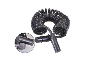 High Quality New 5m Spiral Cable 7 Pin Spiral Power Cable with Spring Cable PVC Insulated Solid Conductor