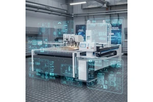 Automatic Digital Cutter for Corrugated Box Cardboard Printing Paper CNC Oscillating Knife Cutting Machine
