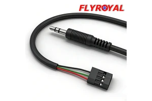 Custom Audio Cable 3.5MM RTS AUX to 2.54 Dopunt Housing
