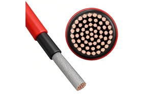 PV Solar Cable 4mm/6mm/6mm/10mm/10mm GF0005 DC Power Copper XLPE PVC Jacket IP66 0.6kV 50A Low Voltage