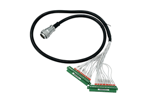 Industrial Automation Cable Assembly With Circular Aviation Connector & Terminal Block For CNC Machine & Production L... IATF 16