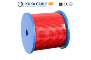UL TUV Red or Black 4mm/6mm/10mm CPR CCA Ad8 Solar Cable Pv Cable Manufacturers for Solar System Cable