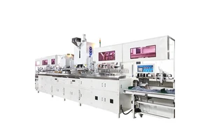 Fully Automatic 3 Core Round Cable 3 P Type a - Type O Plug Power Cord Assembling Producing Line
