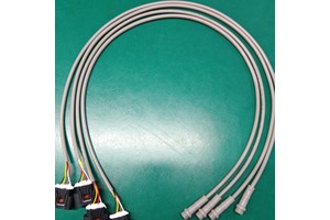 IP67 Industrial Wiring Harness, 16AWG Copper PVC Cable with Male-Female Plug Connector for CNC, AGV & Industrial Robotic Device