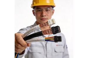 Durable Wiring Harness with Molex Connector and Customized Length for Machinery Control Systems and Power Applications