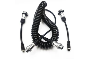 Custom Cable Assembly Supplier Production Waterproof 4pin Car Coil Trailer Wiring Harness