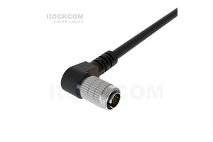 8Pin Male Right Angle to Flying Leads High Flex Optional VW-1 Industrial Camera I/O Power Cable