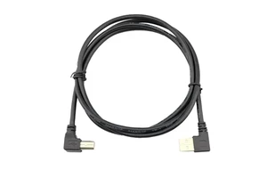 OEM Factory USB 2.0 Type C 20cm L-Shape Fast Charging Data Cable Pure Copper Conductor for Mobile Phones Car Cameras Printer