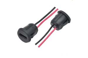 Round Snap in USB Type C Connector Panel Mount USB C Jack Socket Charge Cable