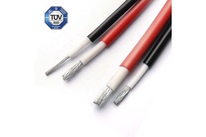 TUV H1Z2Z2-K DC Solar PV Cable Wire 4MM2 6MM2 10MM2 16MM2 Red Black XLPO Insulation PV1-F Photovoltaic Solar Cable