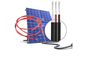 PV1-F Solar Cable for for 1000V/1500V 2.5/4/6mm DC Copper PV Wire for Solar Power Station