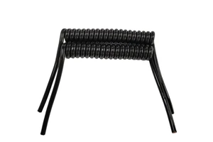 2CX20AWG PVC Insulation PU Sheath Spiral Cable Extension Coiled Spiral Cable 2 Core Spiral Cable Coil Cord Coiled Extension Cord