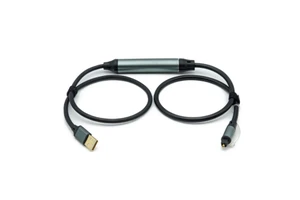 High Quality USB-A to Toslink Optical Fiber Audio Cable Digital Optical SPDIF Cable for DAC, Soundbar, TV, Amplifier