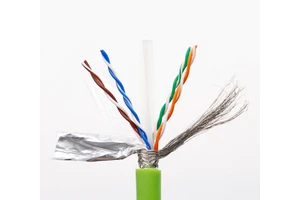 23AWG Cat6a UTP Network Cable High Flexible Double Shielded Stranded Copper With LSZH PVC PE RJ45 Industrial Cable Tow Chain