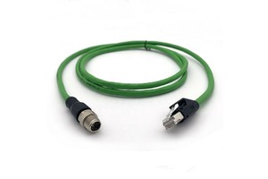 SVLEC Industrial Ethernet M12 X-Coded to RJ45 communication cable