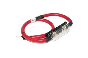 Black Red Battery Cable 2AWG Battery Cable with ANL Fuse Holder Allowable Current 200A Battery Cable