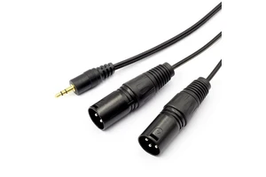 Customized New 3.5mm Audio DMX512 XLR Unbalanced Cable PVC Jacket for Canon Noise Reduction Shielding for Stage Light HDTV