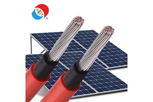 PV1-F Solar Cable 1KV DC Tinned Copper Stranded Conductor XLPE/PE Power Cables UV-Resistant For Photovoltaic Panel Systems