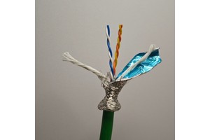 High Temp 105℃ Industrial Ethernet Cable 220.2mm² 30V CE Marked