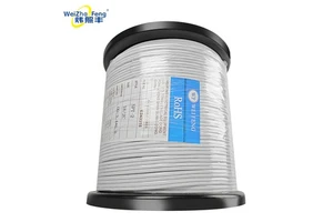 5m 10m 50m 2Pin Stranded Copper LED Cable 22-16AWG IEC RVB PVC Insulation Tape Extension Power Cord