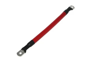 Power Battery Cable 4AWG 6AWG Flexible Silicone Jumper Cables with Terminals Tinned Copper Battery Inverter Cables for Car Solar