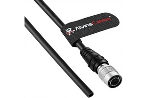 Alvins Cables HR10A-7P-6S-10M 100V-240V 6-Pin Female Open End Power I/O Cable for Industrial Cameras (CCD Basler Keyence Cognex)