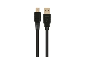 Factory Sales High Quality 1.5-meter Black White USB AM to MINI USB 5PIN Data Cable for Camera