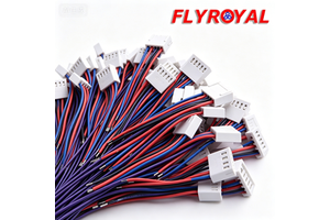 Custom 2.5mm 5 Pin Connector Cable Assembly PVC Wire Harness OEM ODM for PCB Industrial Robot Medical Printer