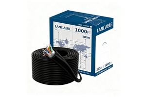 DENIXI Factory Customization 100M 305M Cat6 Cat6A Ethernet Cable UTP/FTP/SFUTP/SFTP/FFTP Gigabit LAN Cable