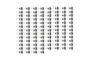 100Set RC Servo Connector Kit 3 Pin Housing JST Connector Header 11.041 with Hook for Model Airplane