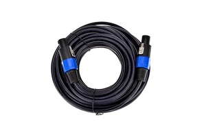 OFC 2 Core 2.5mm Audio Loudspeaker Cable Wire Stage Speaker Speakon Cable 4 Pin Speakon to Speakon Male Plug