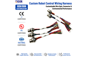 Custom Intelligent Robot Wiring Harness Manufacturer Equipment Mainboard Terminal Cable Robot Power Signal Control Wire