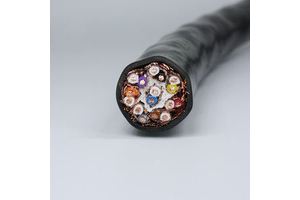 Factory-direct KVVRP-30/37*1.0mm² copper-core PVC-insulated braided-shielded control cable flexible instrumentation cable