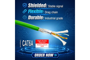 Reliable 4 Core Shielded Cat5e Industrial Ethernet Cable HDPE Insulation OFC for Indoor Outdoor Industrial Use.