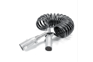 Heavy Duty 7-Way Plug Trailer Flexible Electrical Cable Wire for Trucks High Quality Truck Parts 7 Core 24V Trailer Spiral Cable