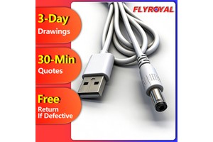 Router CCTV Camera 5V 12V USB 2.0 To 5.5x2.1 5.5x2.5 Mm DC Male Jack Plug Power Cable For Charging Cable Assembly