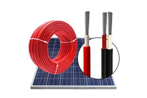 Tuv Approval Twin Core 4mm Dc Solar Panel Pv Cable 6mm2 Power Cable Tinned Copper Core 100 Meter Solar Cable for Pv Panel System