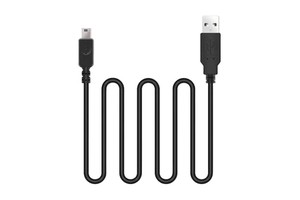 0.5m-5m USB 2.0 Male to 5pin Mini USB Charging Cord Data Cable for Gopro PS3 Controller MP3 Player Dash Camera GPS PVC Black