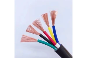 Soft Flexible RVV Security Cable Multi Strand Copper Wire For Camera Monitoring System Wiring