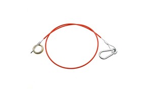 YH2999 PVC Coating 1mx4mm Trailer Wire Cable Sling Breakaway Tow Cable with Snap Hook