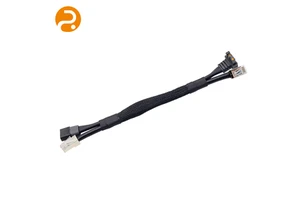 Industrial RJ45 to Custom Connector Network Cable Braided Shielded for Automation Robotics