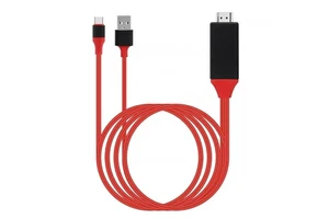 2M 6.6FT Type C to HDMI Cable 4K 30Hz 1080P HD Video Sync Cord With USB Power Charging Port for Laptop Phone Tablet HD TV
