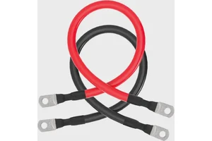 Universal Type Battery Cables Set With Terminals, Lugs (2pcs , Red + Black) for Motorcycle, Automotive, Marine, Solar, at