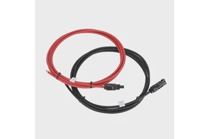 For TUV Approved 12awg 4mm2 Energy Flexible Copper Wire Photovoltaic Solar Cable with 4mm2 Connector Industrial Application