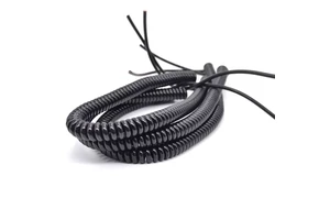 Multi-Core Spring Spiral Cable, High Flexible PVC Insulated Bare Copper for Overhead Telescopic Power Supply