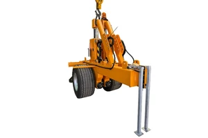 Hydraulic 10 TONS Winch Cable Drum Trailer Cable Reel Carrier Automatic Operation for Power Fiber Optic Cable Installation CE