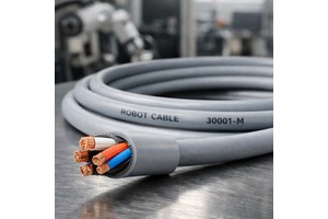 High Torsion Robot Cable for 6 Axis Robotic Arm and Industrial Automation With Oil Resistant and Abrasion Resistant PUR Jacket